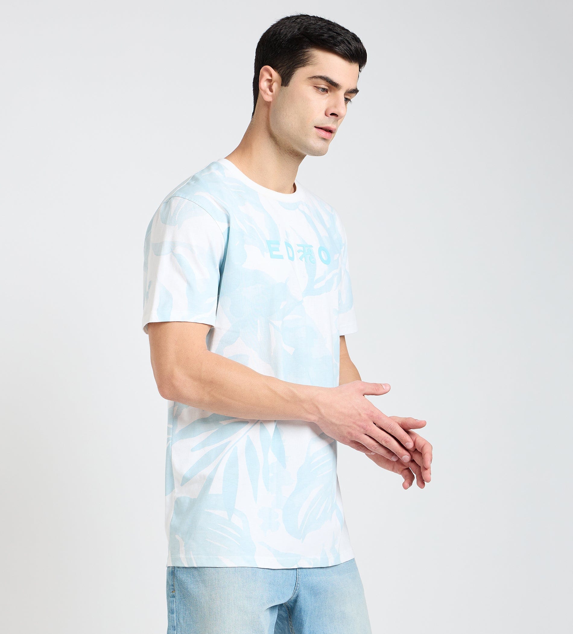 T-Shirts T-Shirt Faded Flora Print T-Shirt