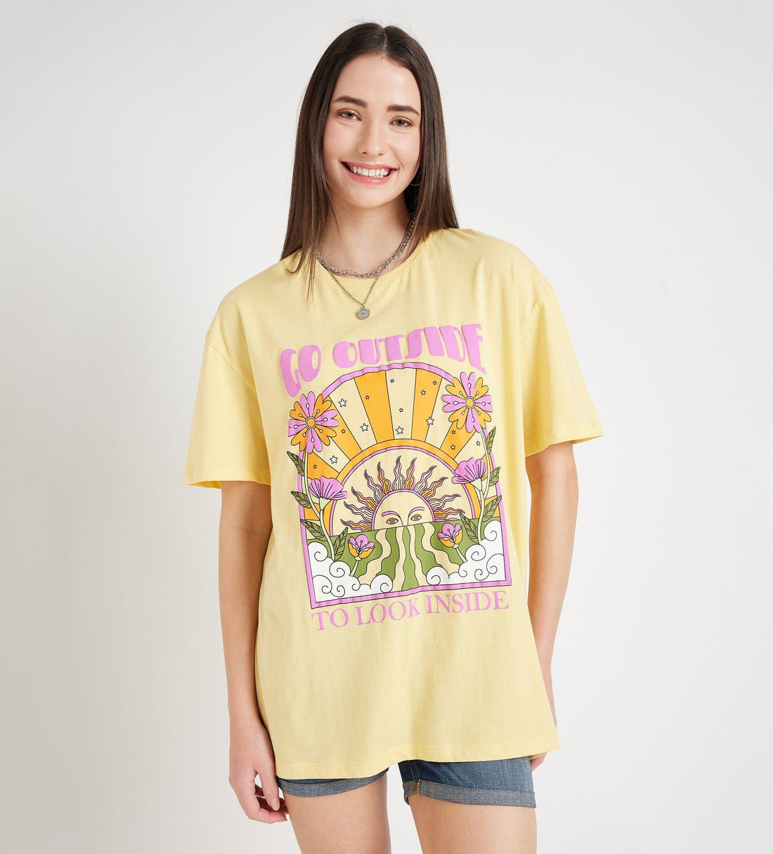 T-shirts T-Shirt Go Outside Monogram  Tee