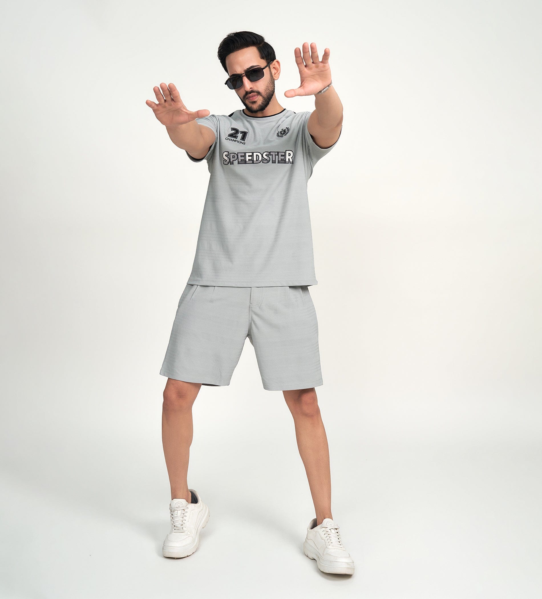 T-Shirts T-Shirt Grey Cest Fusion T-shirt