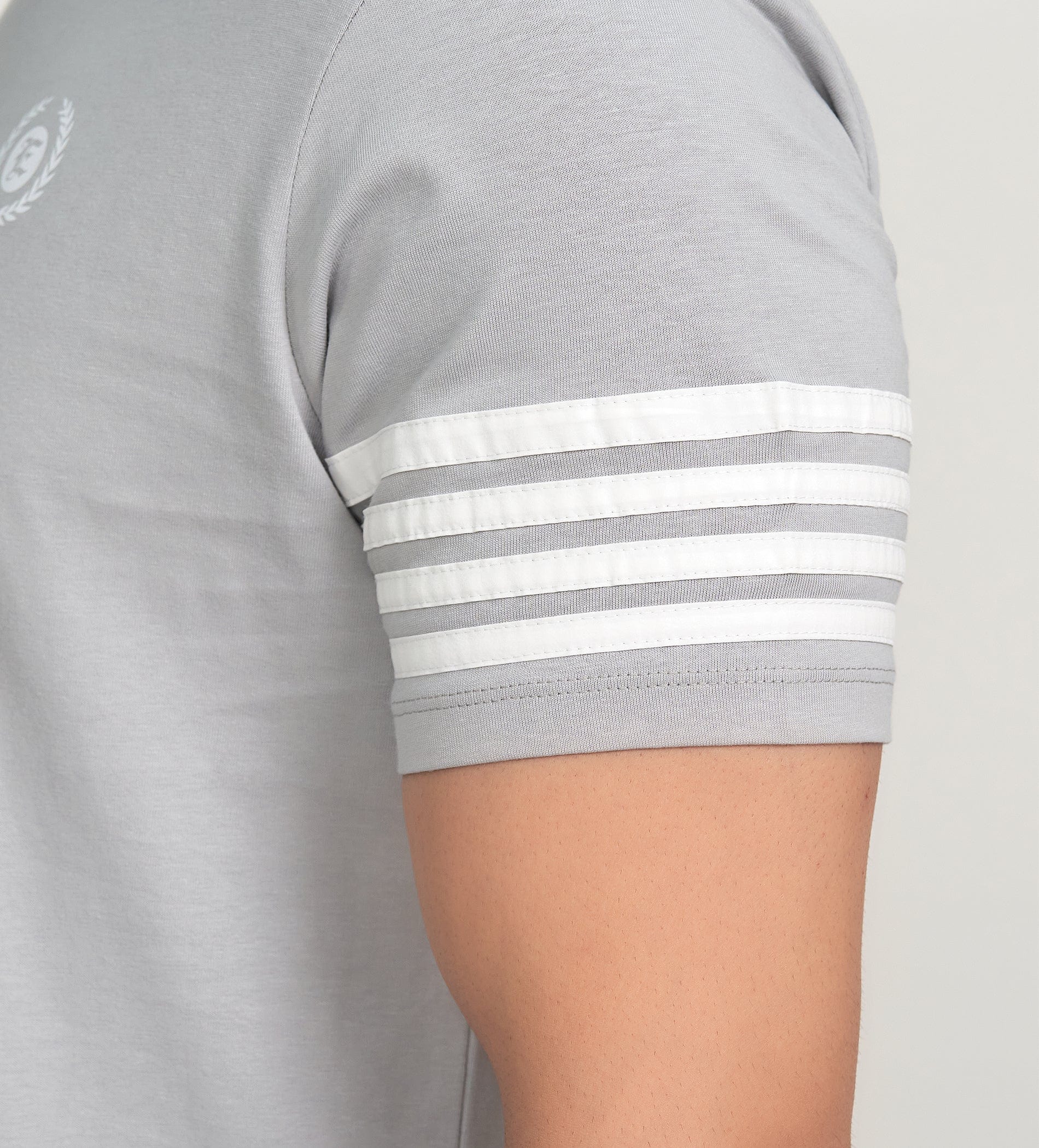 T-Shirts T-Shirt Grey Minimalist Motion T-shirt