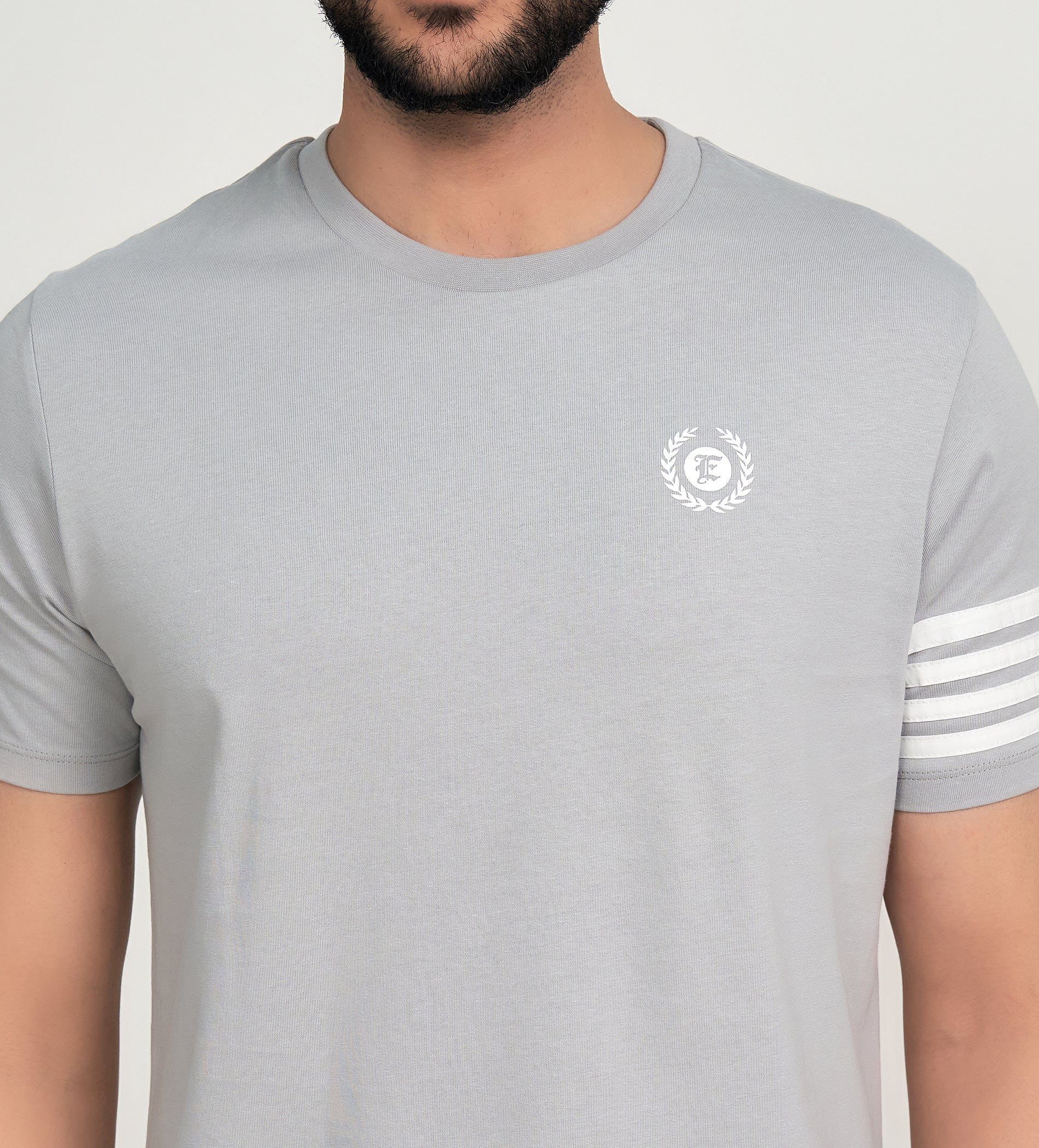 T-Shirts T-Shirt Grey Minimalist Motion T-shirt