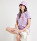 T-Shirts T-Shirt Lavender Floral Chintz Cotton Tee
