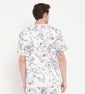 T-shirts T-Shirt Men White Bon Voyage Oversized T-Shirt for Men