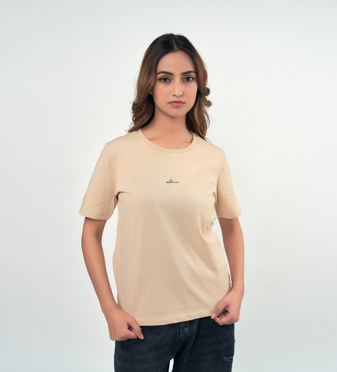 T-shirts T-Shirt Natural Oat milk Crew Neck Tee