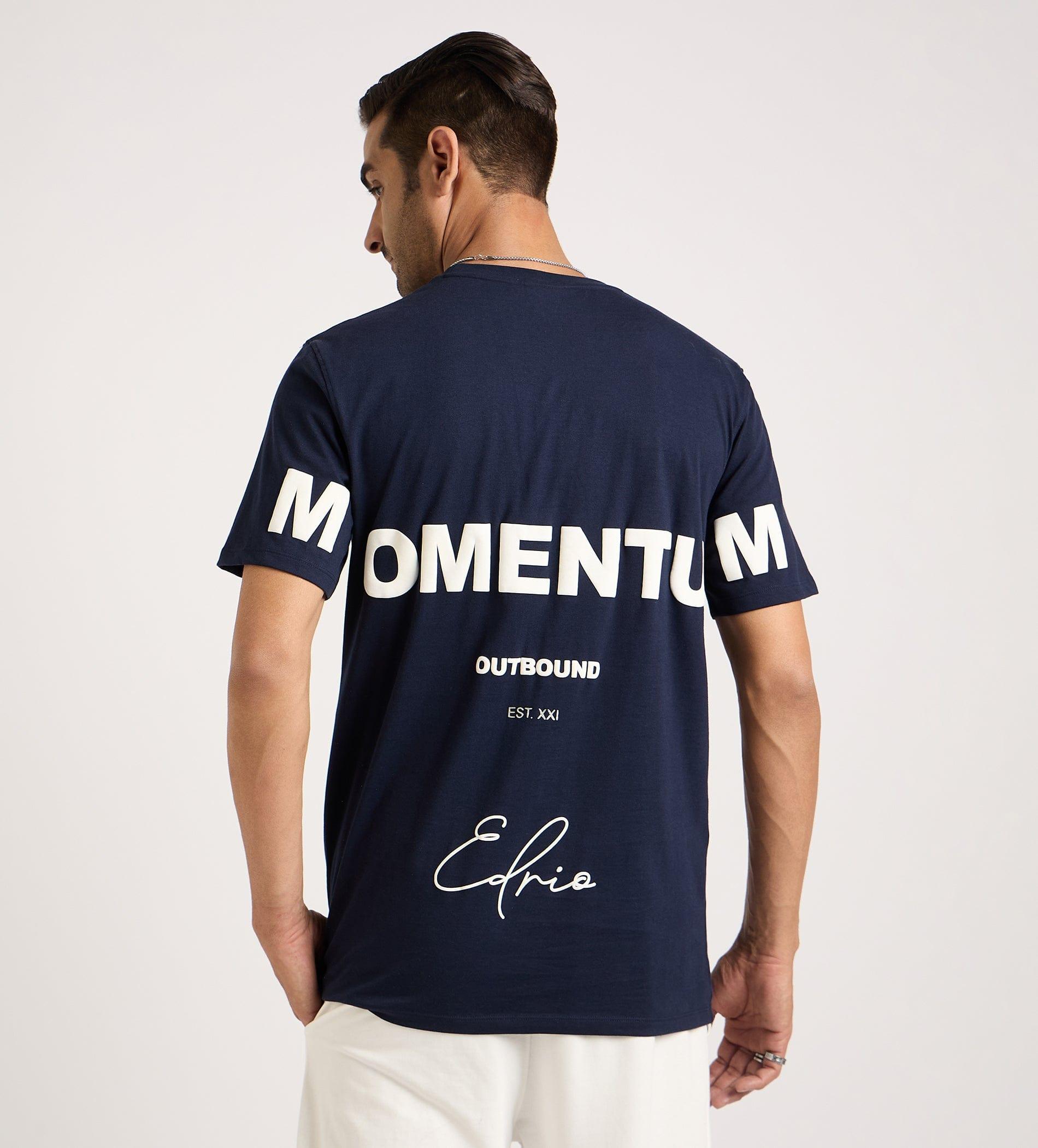T-Shirts T-Shirt Navy Cursive Whisper T-shirt For Men