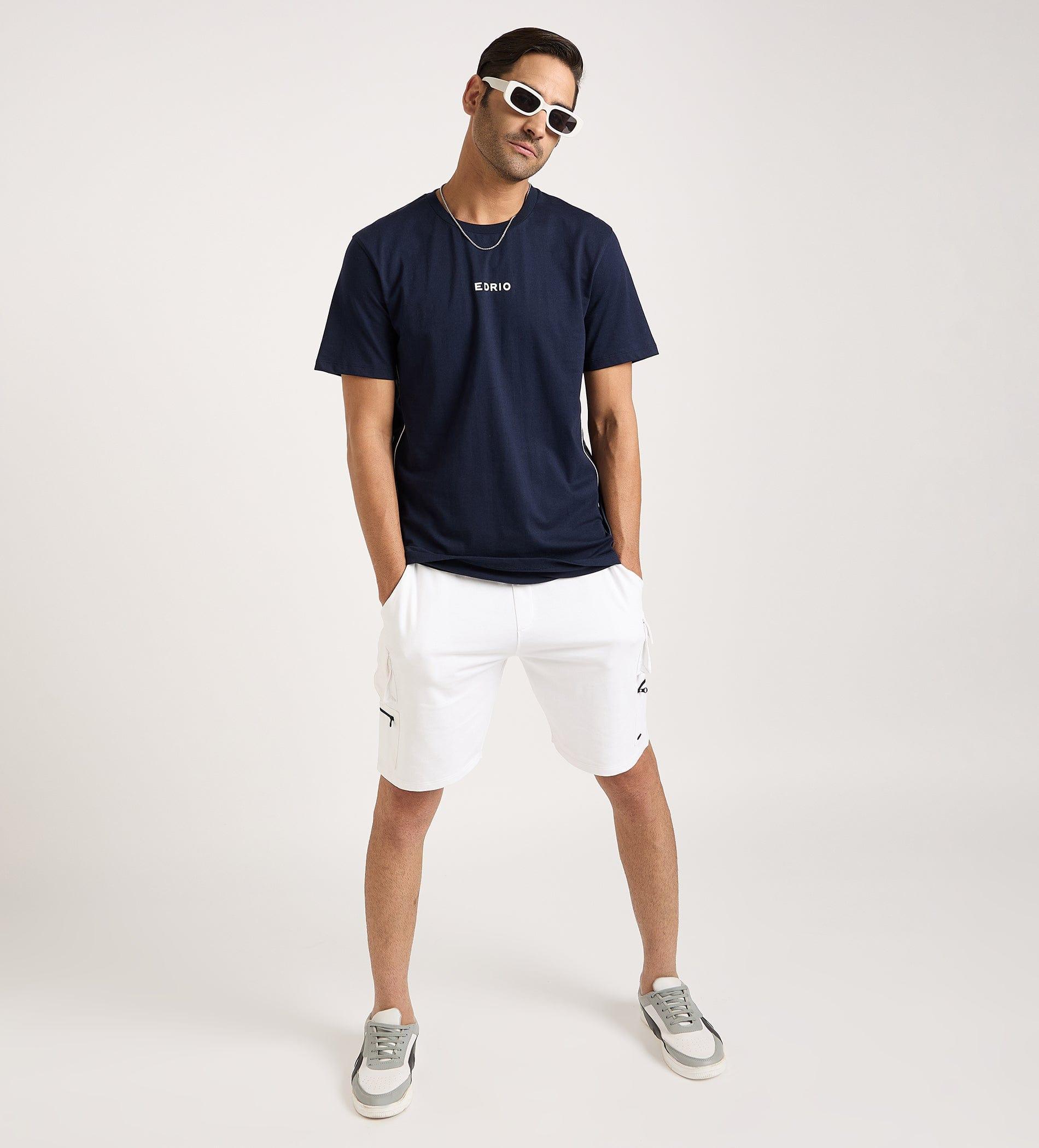 T-Shirts T-Shirt Navy Silk Symphony T-shirt For Men