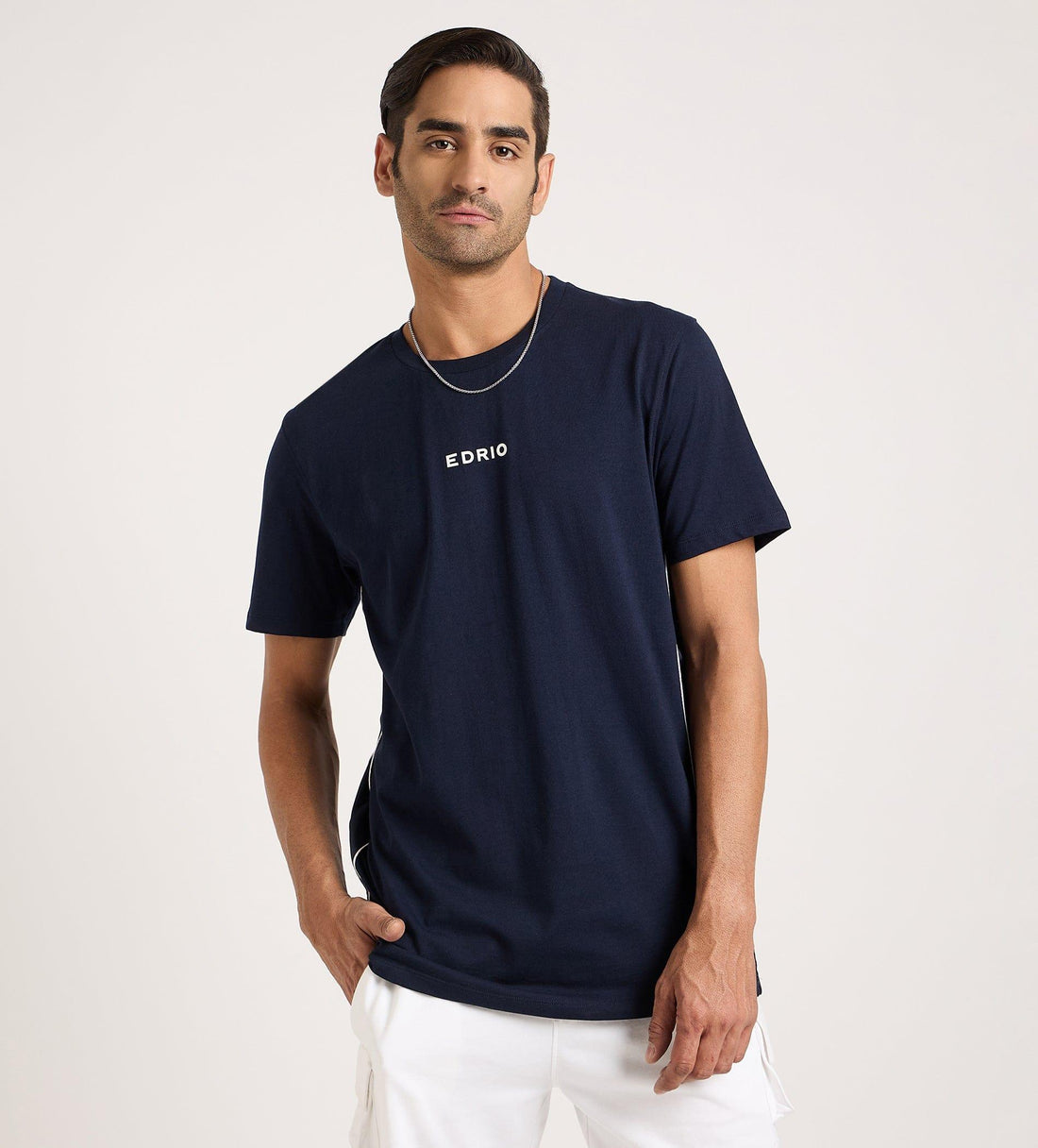 T-Shirts T-Shirt Navy Silk Symphony T-shirt For Men
