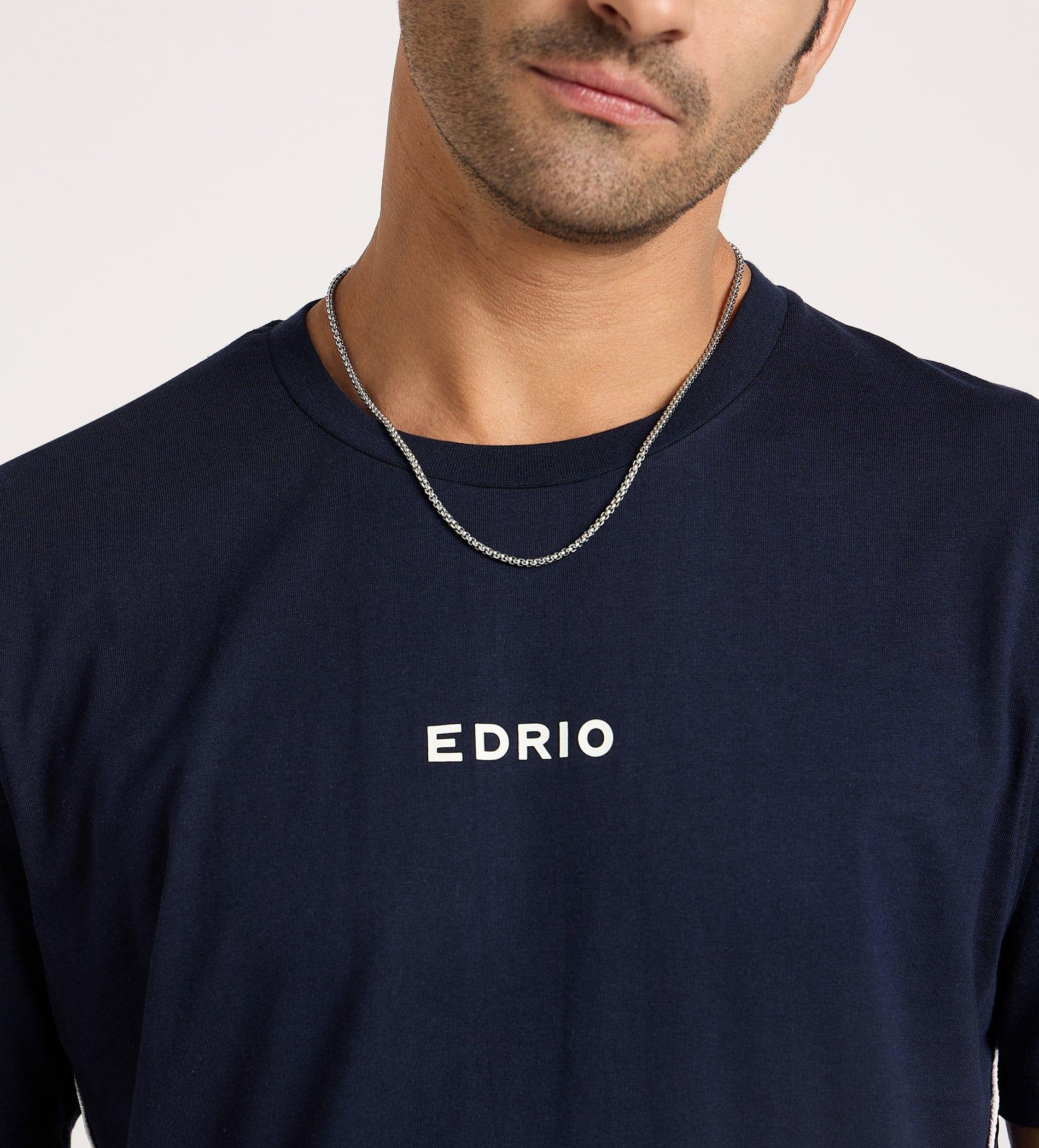 T-Shirts T-Shirt Navy Silk Symphony T-shirt For Men