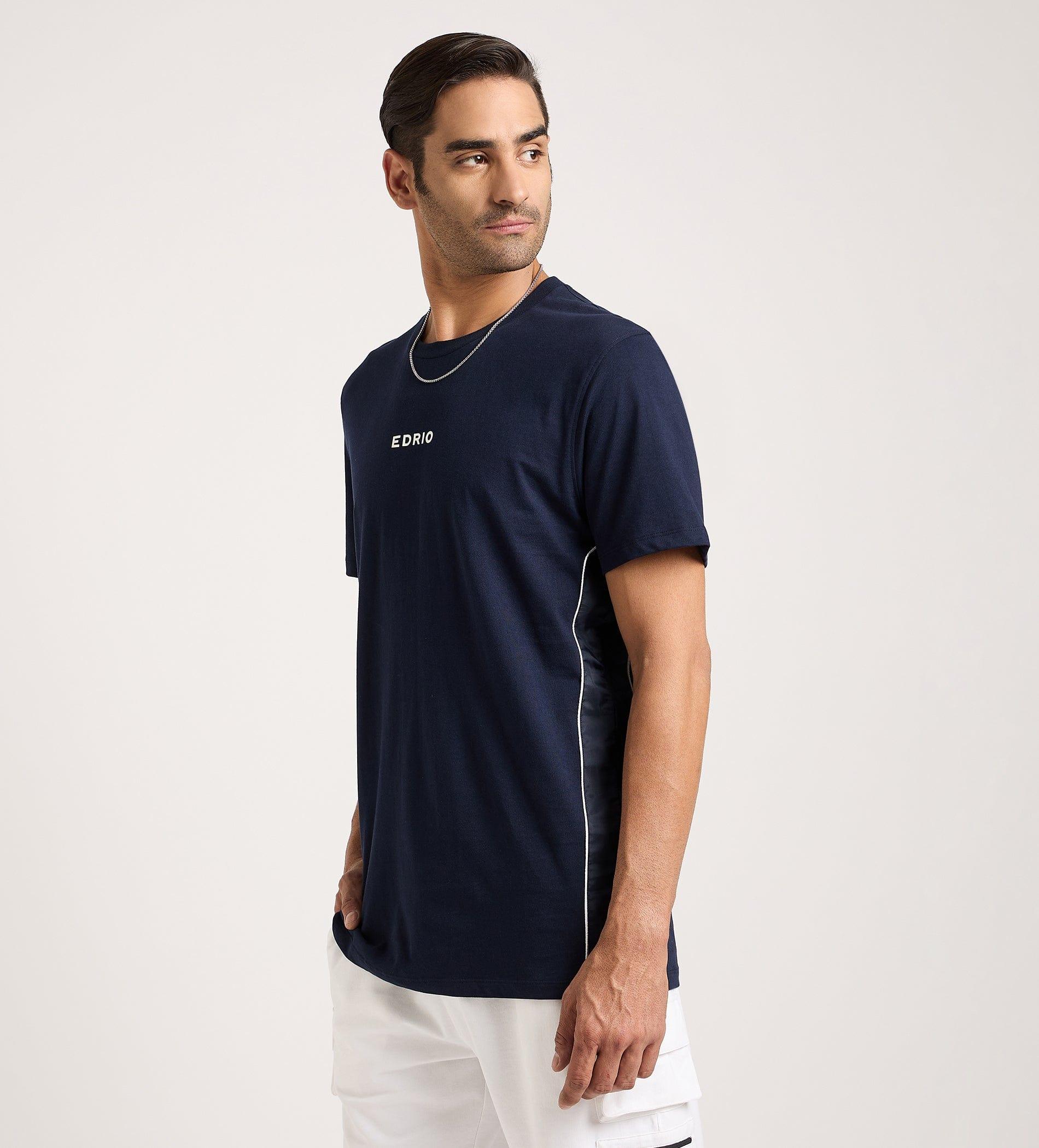 T-Shirts T-Shirt Navy Silk Symphony T-shirt For Men
