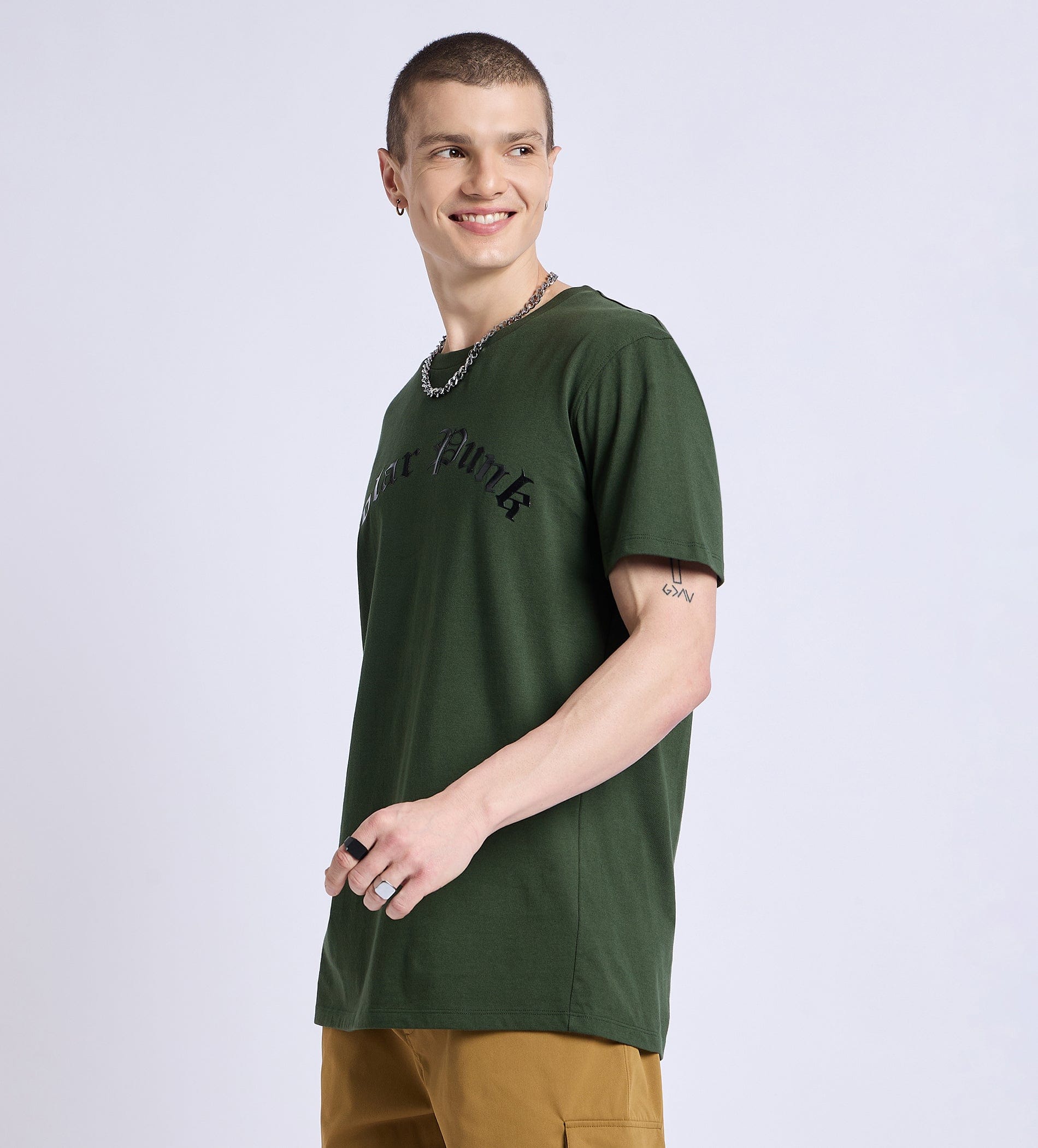 T-Shirts T-Shirt Olive Sunlit Rebellion T-shirt For Men