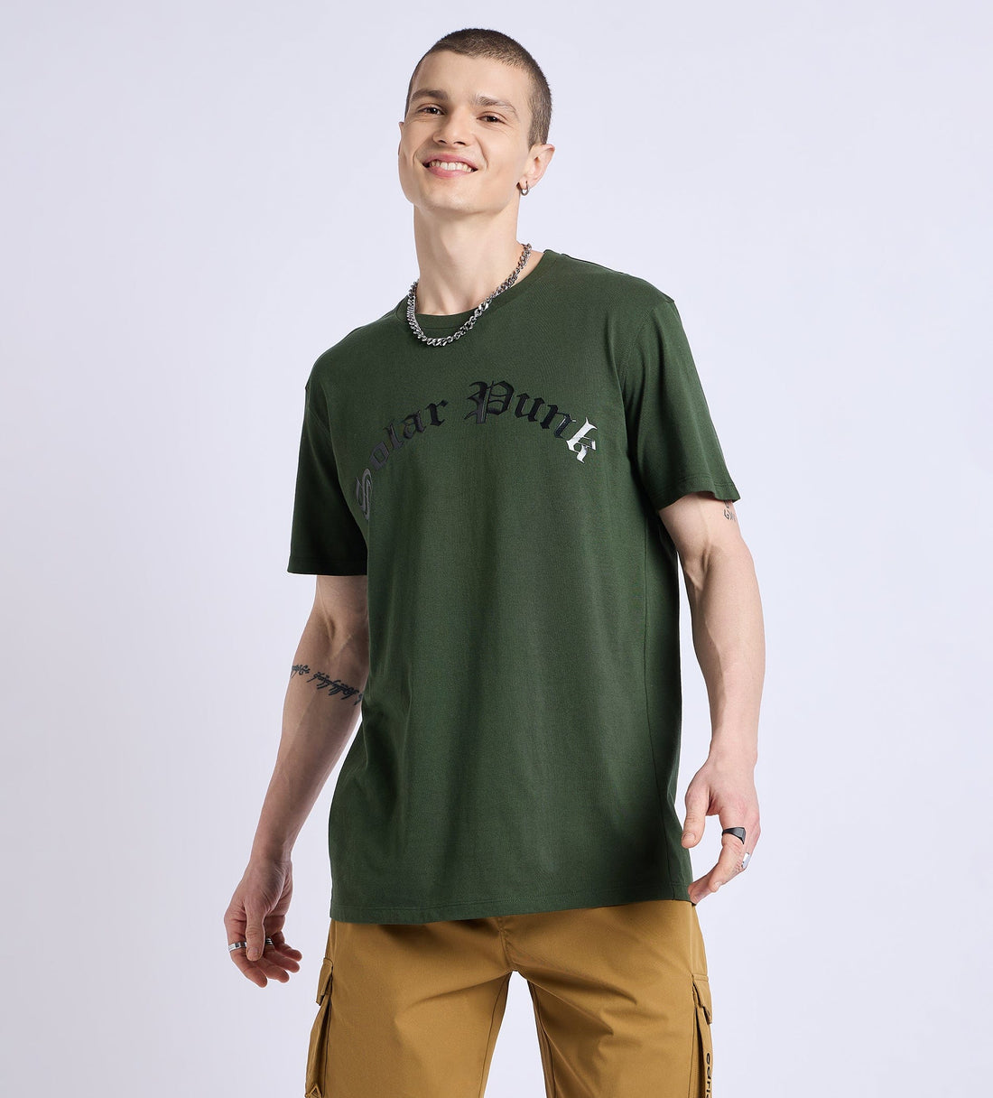 T-Shirts T-Shirt Olive Sunlit Rebellion T-shirt For Men