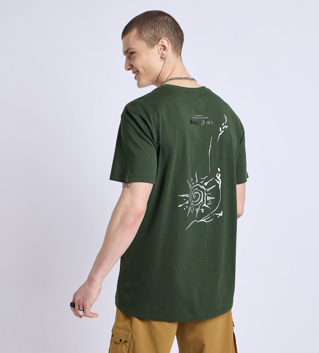 T-Shirts T-Shirt Olive Sunlit Rebellion T-shirt For Men