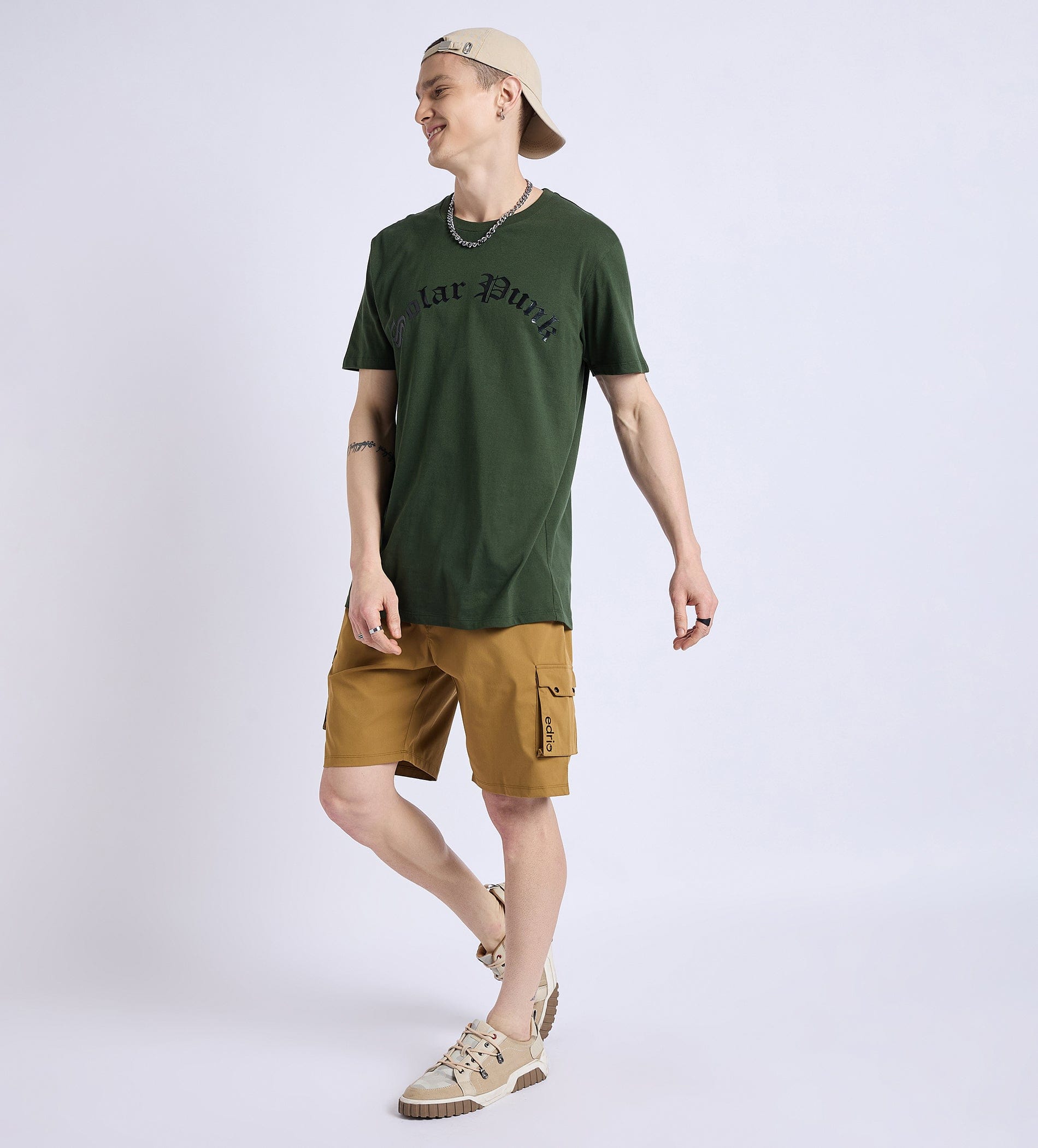 T-Shirts T-Shirt Olive Sunlit Rebellion T-shirt For Men