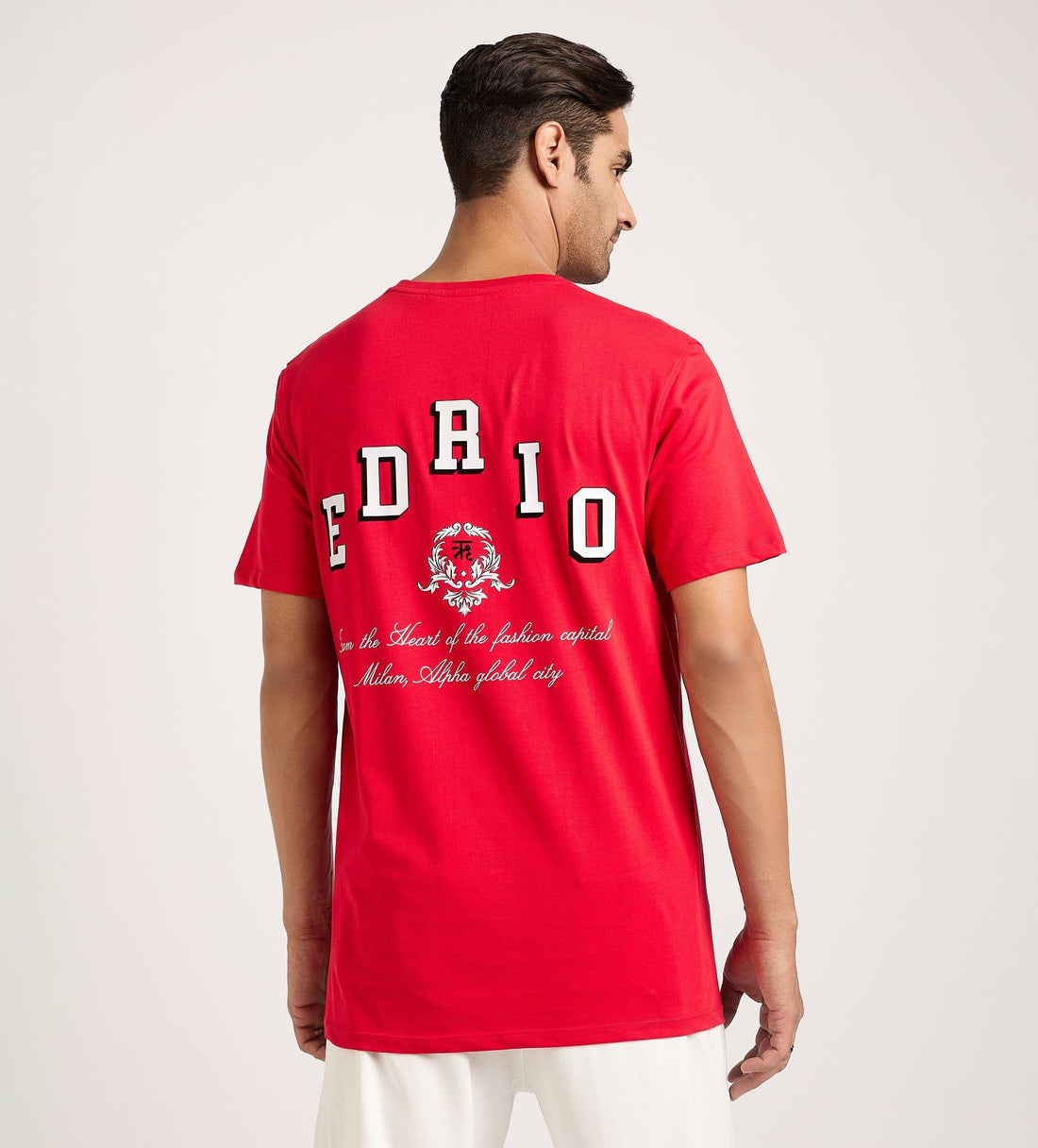 T-Shirts T-Shirt Overlaping Typography Print T-Shirt