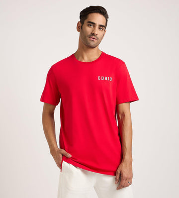 T-Shirts T-Shirt Overlaping Typography Print T-Shirt