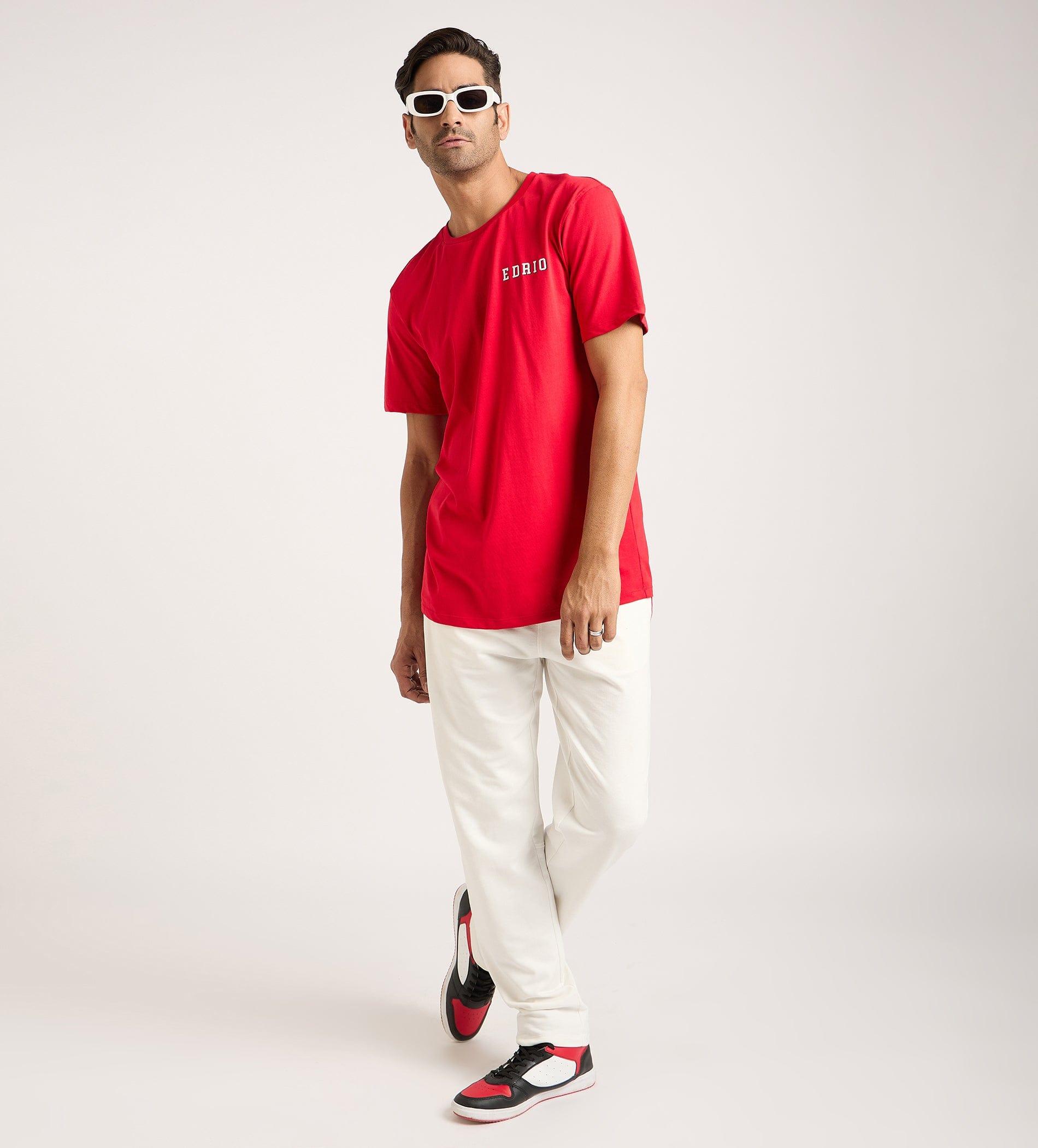 T-Shirts T-Shirt Overlaping Typography Print T-Shirt