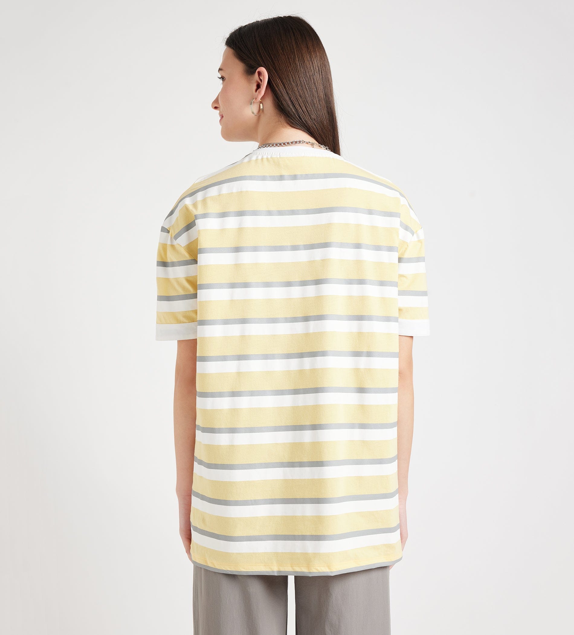 T-Shirts T-Shirt Oversized Tee In Classic Stripes