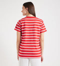 T-Shirts T-Shirt Oversized Tee In Classic Stripes