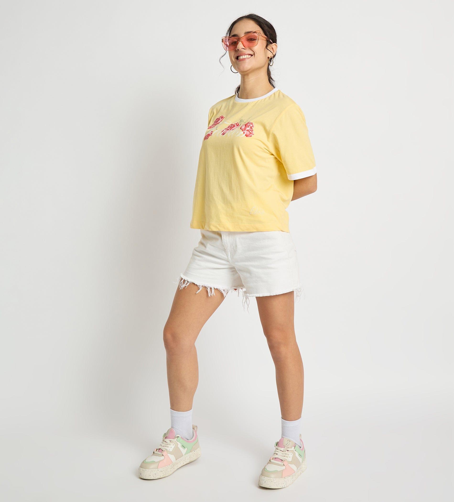 T-shirts T-Shirt Premium Fearless Crop Top