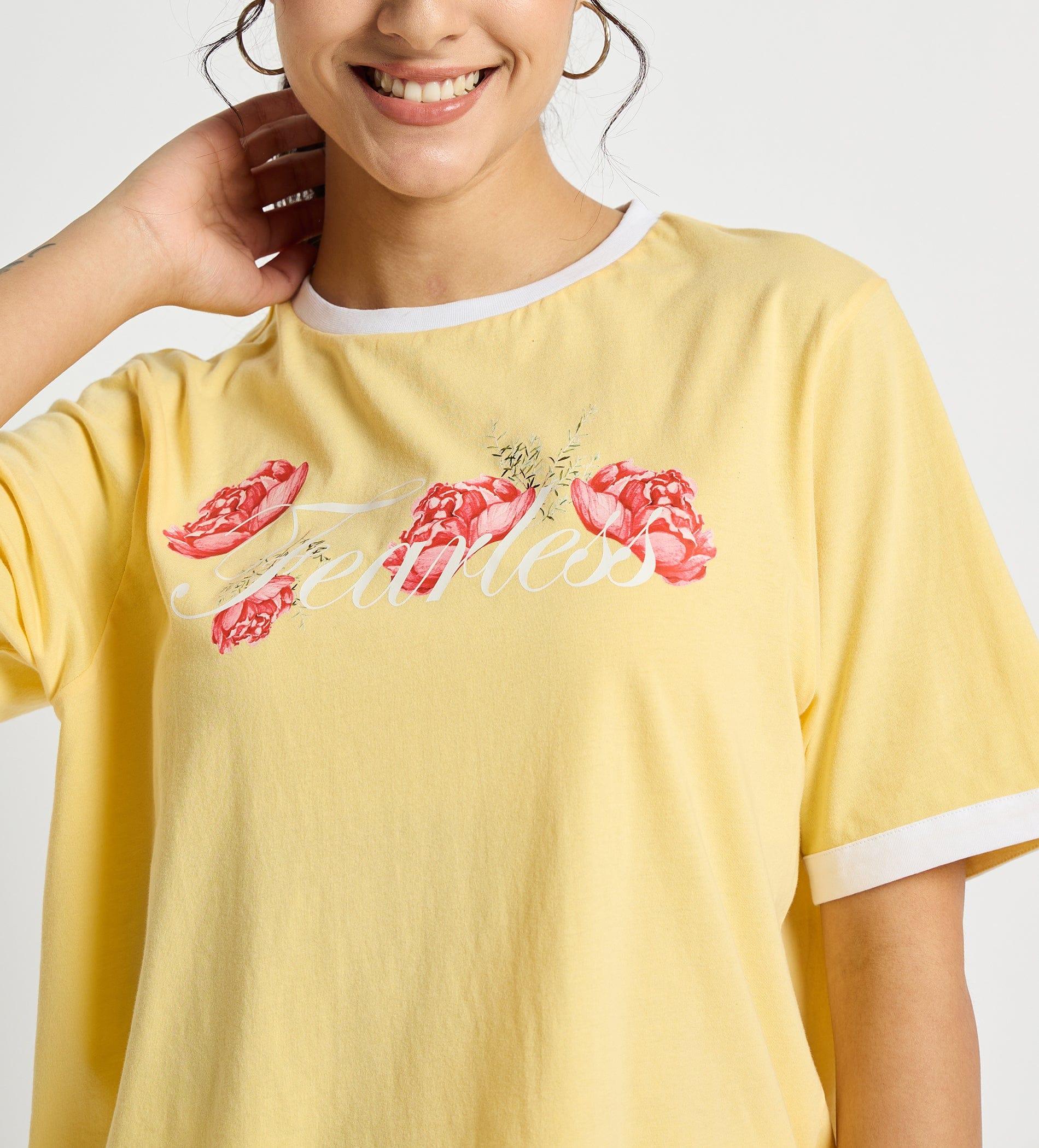 T-shirts T-Shirt Premium Fearless Crop Top