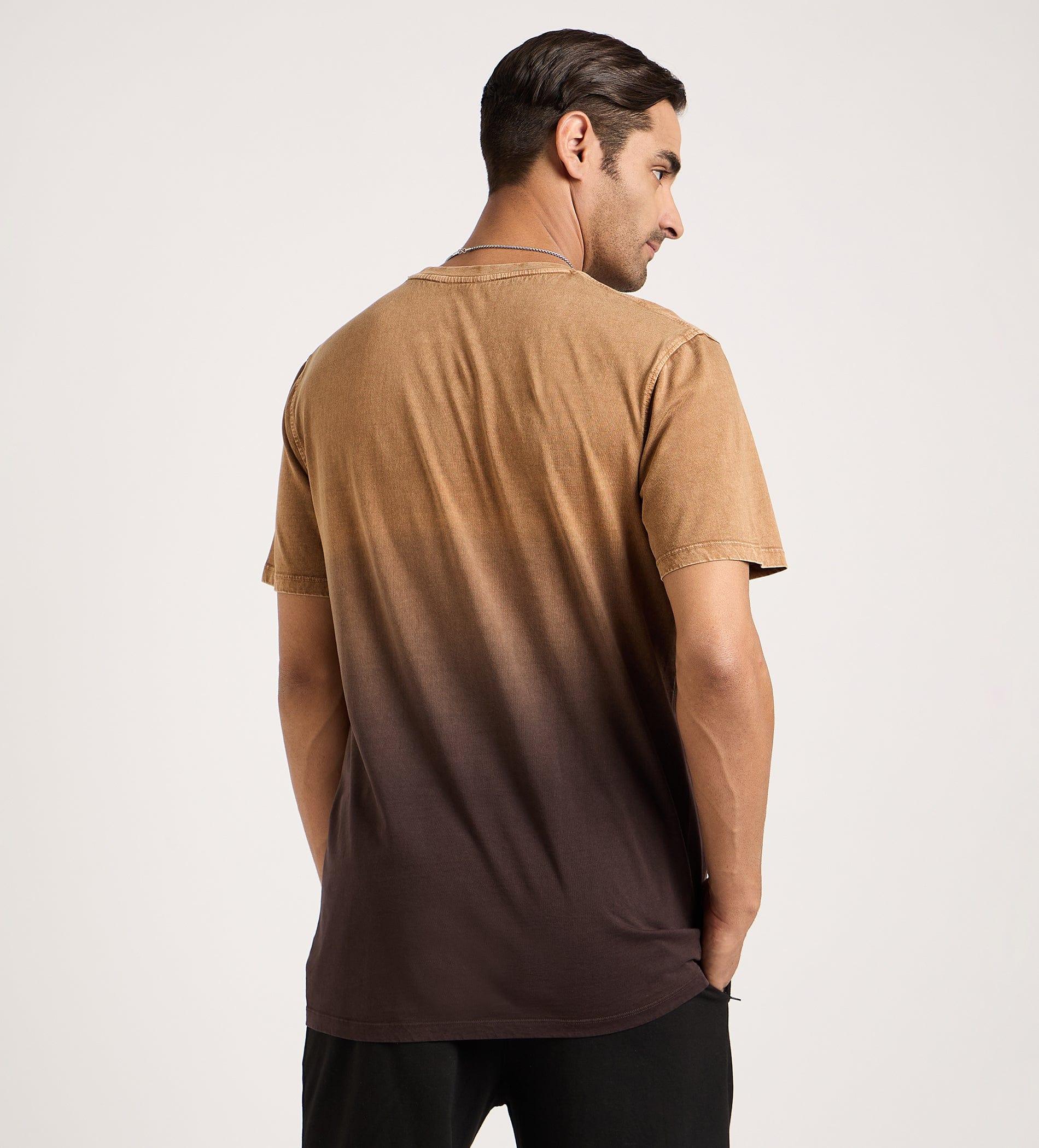 T-Shirts T-Shirt Tonal Text Ombre Effect T-Shirt