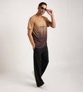 T-Shirts T-Shirt Tonal Text Ombre Effect T-Shirt