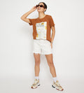 T-Shirts T-Shirt Vintage Vines Monochrome Tee