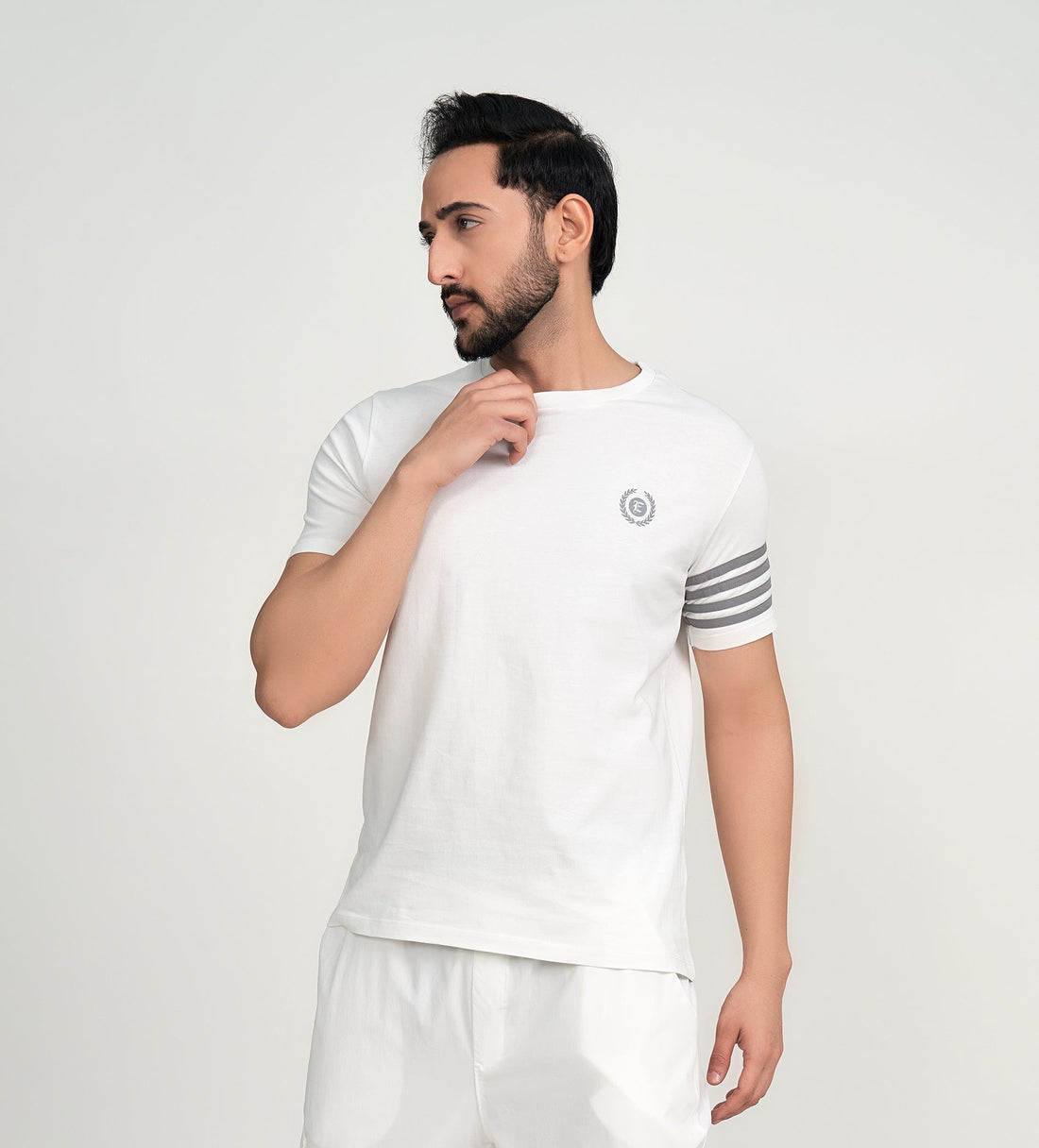T-Shirts T-Shirt White Minimalist Motion T-shirt