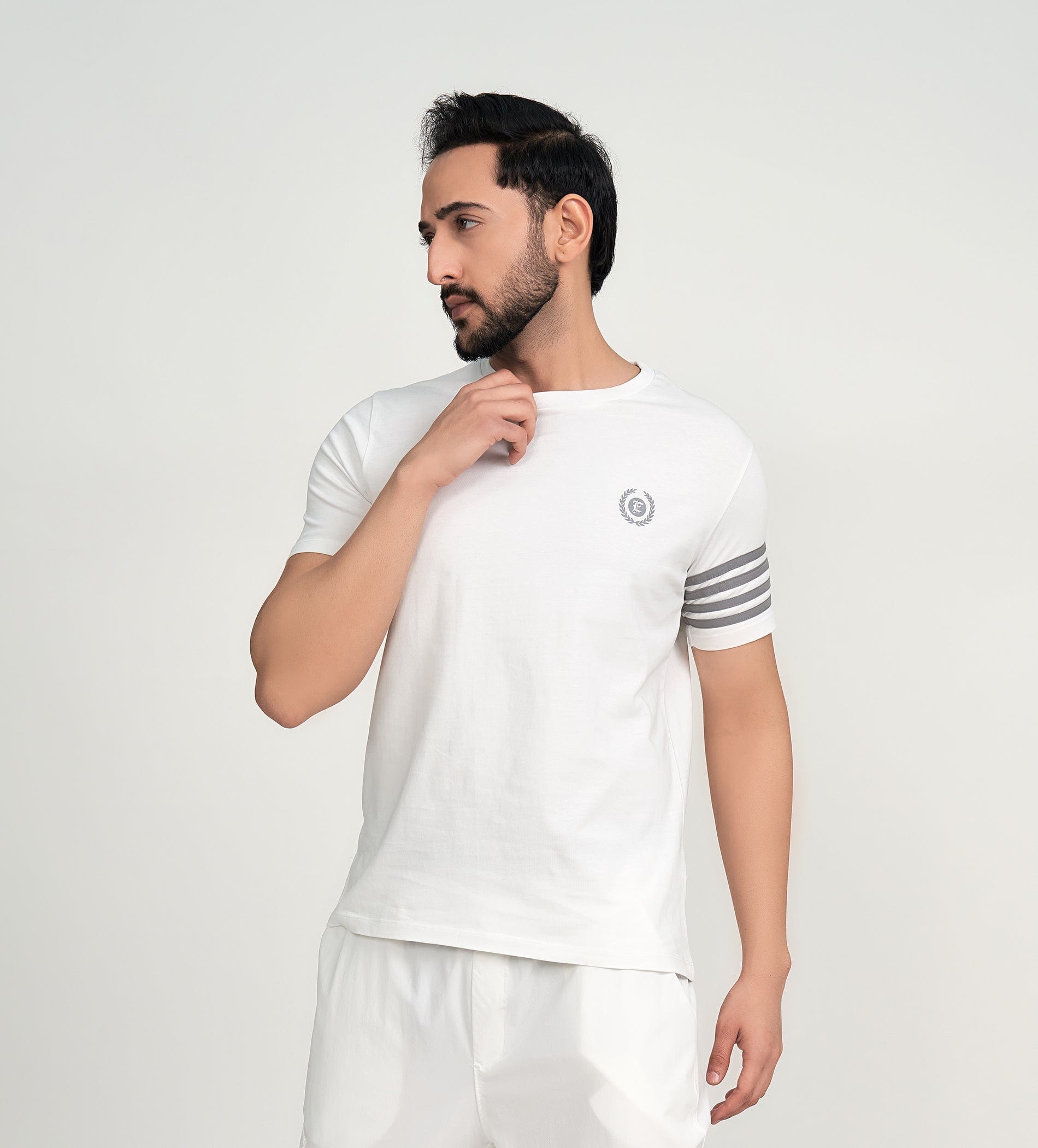 T-Shirts T-Shirt White Minimalist Motion T-shirt