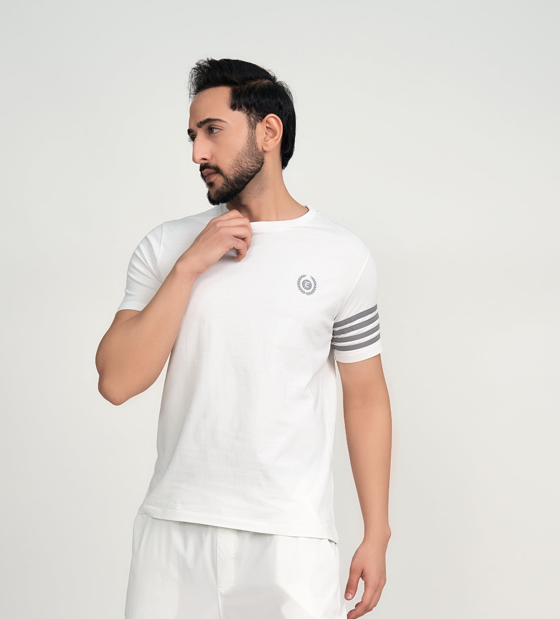 T-Shirts T-Shirt White Minimalist Motion T-shirt