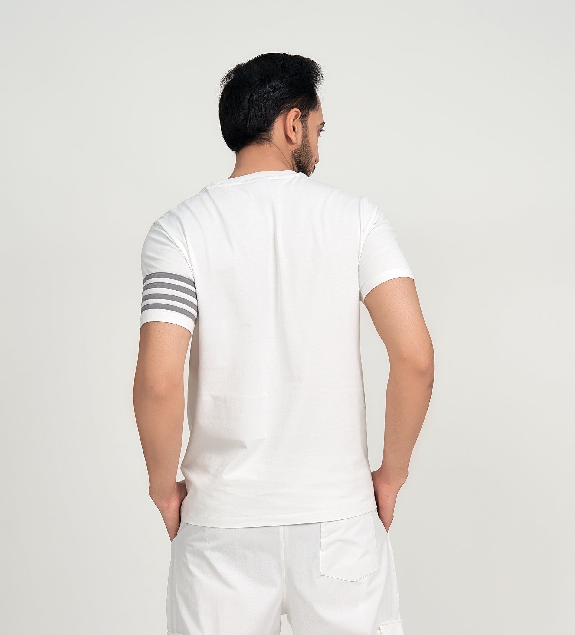 T-Shirts T-Shirt White Minimalist Motion T-shirt