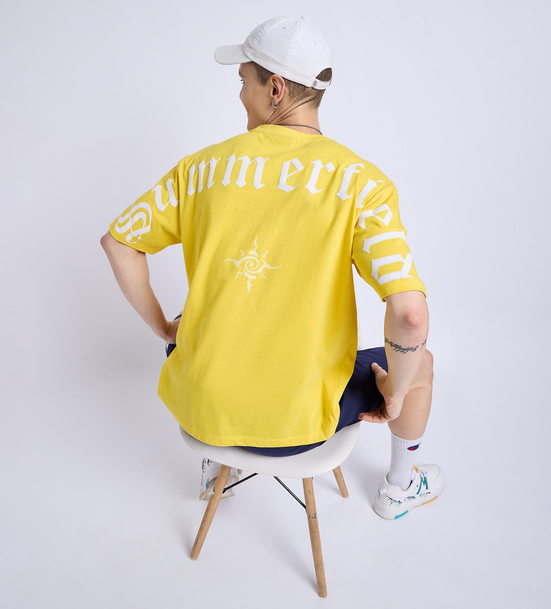T-Shirts T-Shirt Yellow Sunburst T-shirt For Men