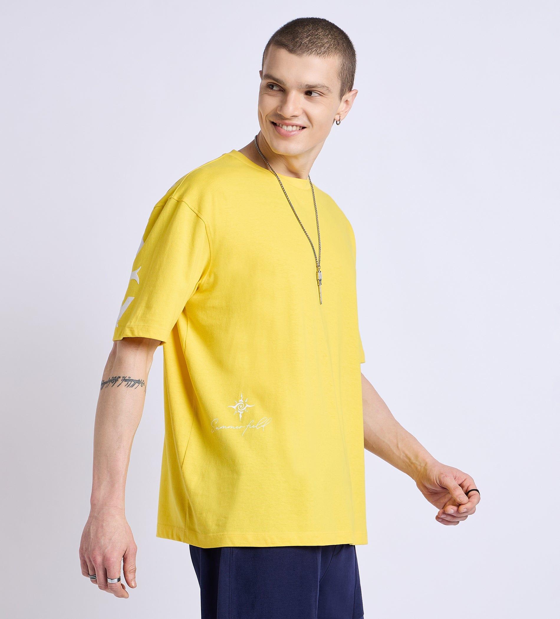 T-Shirts T-Shirt Yellow Sunburst T-shirt For Men
