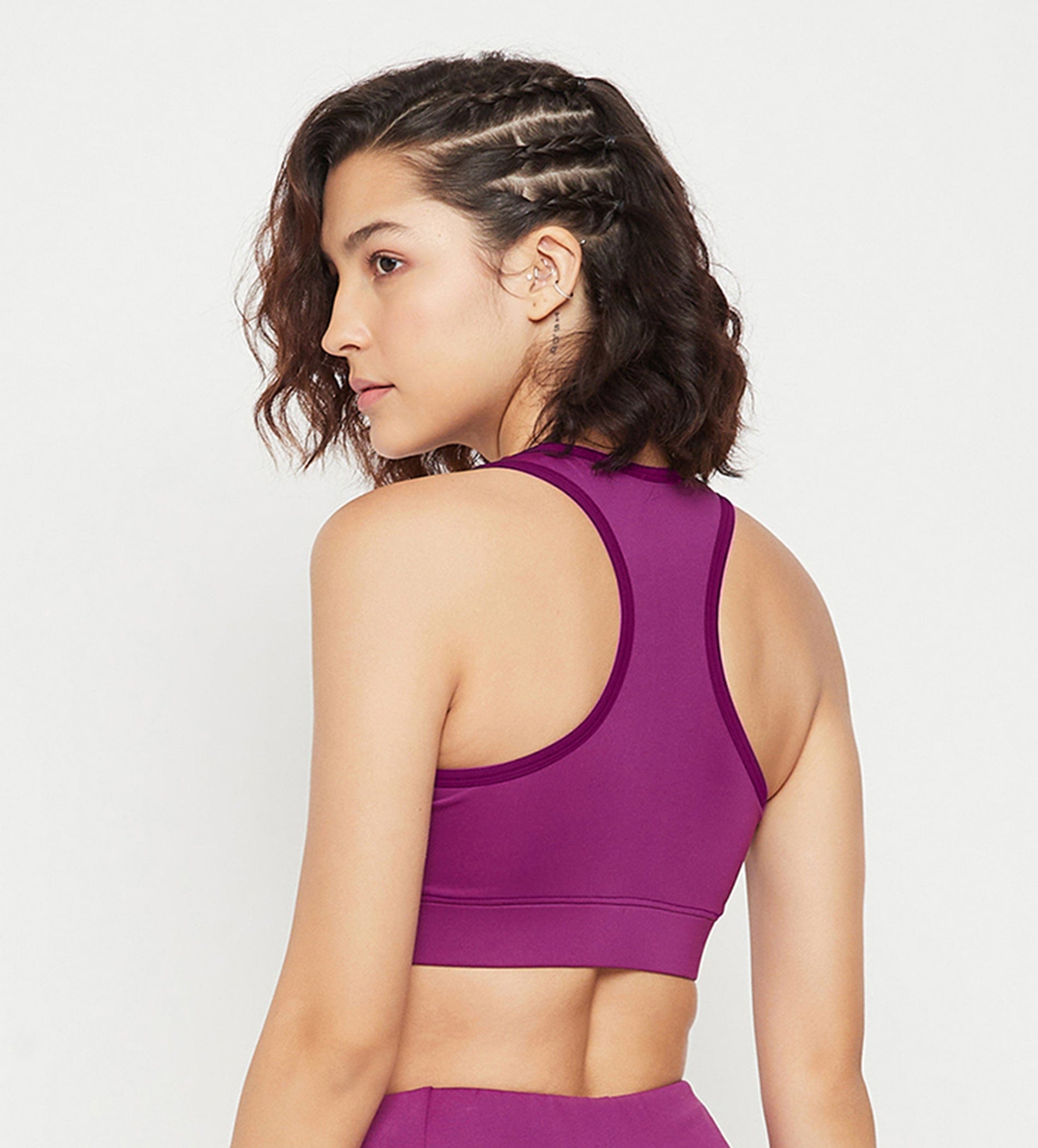 Tanks & Tops Bralette Purple Racerback Bralette for women