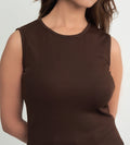 Tanks & Tops Crop Top Essentials brown Tank top