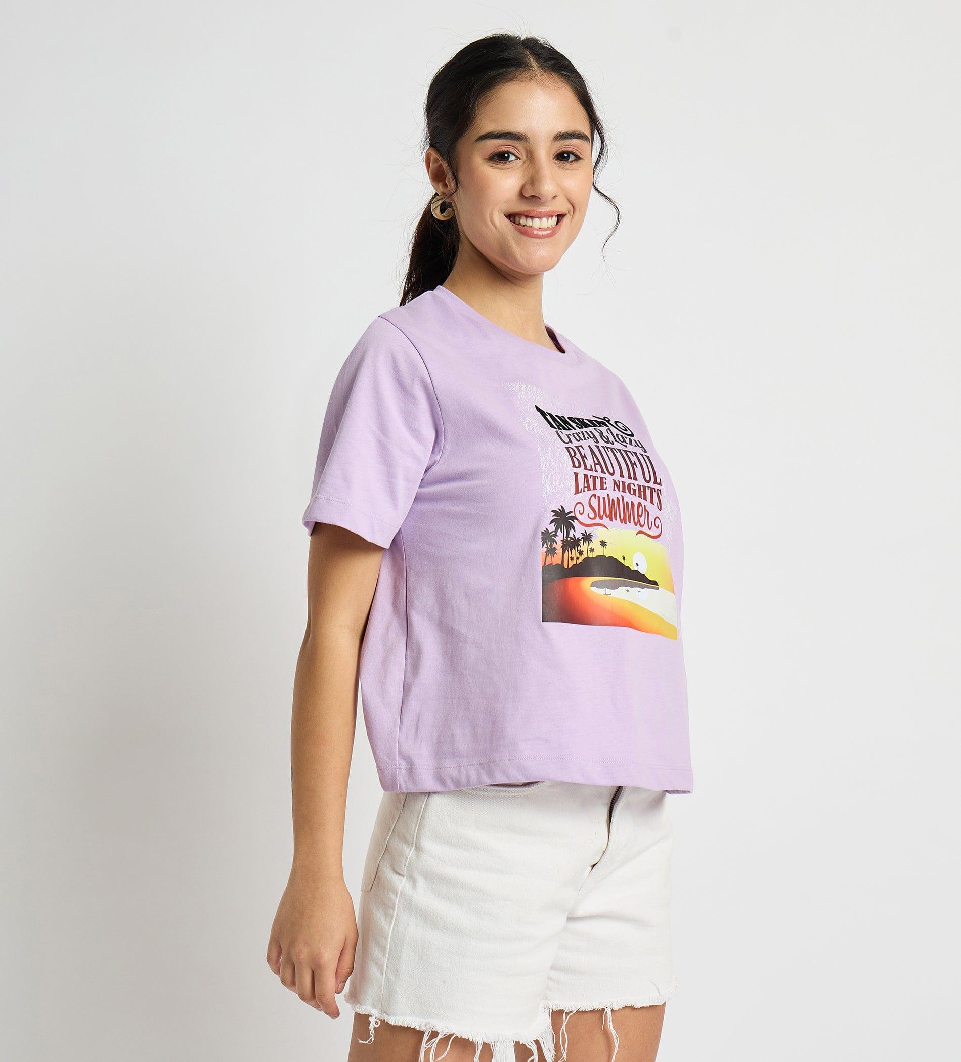 Tanks & Tops Crop Top Seaside Serenity Premium Crop Top