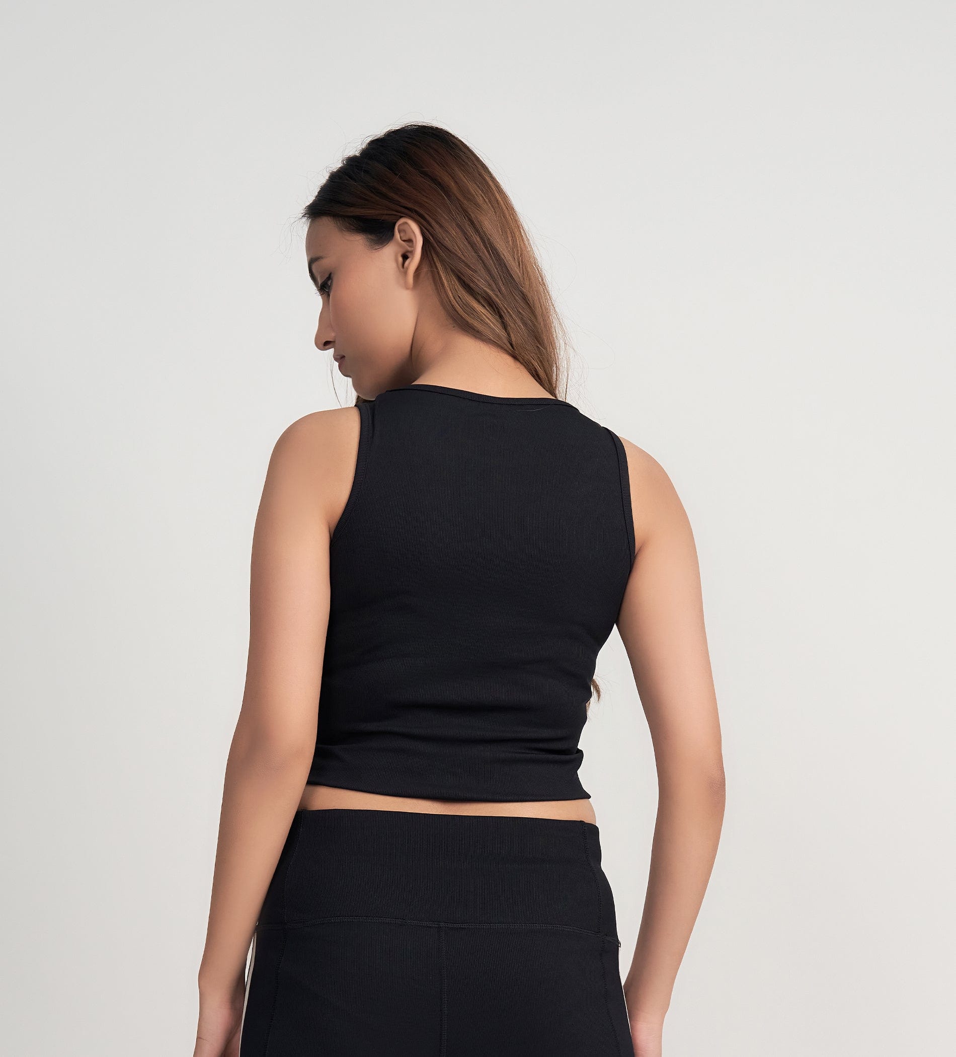 Tanks & Tops Crop Top Sporty & Chic Black Tank