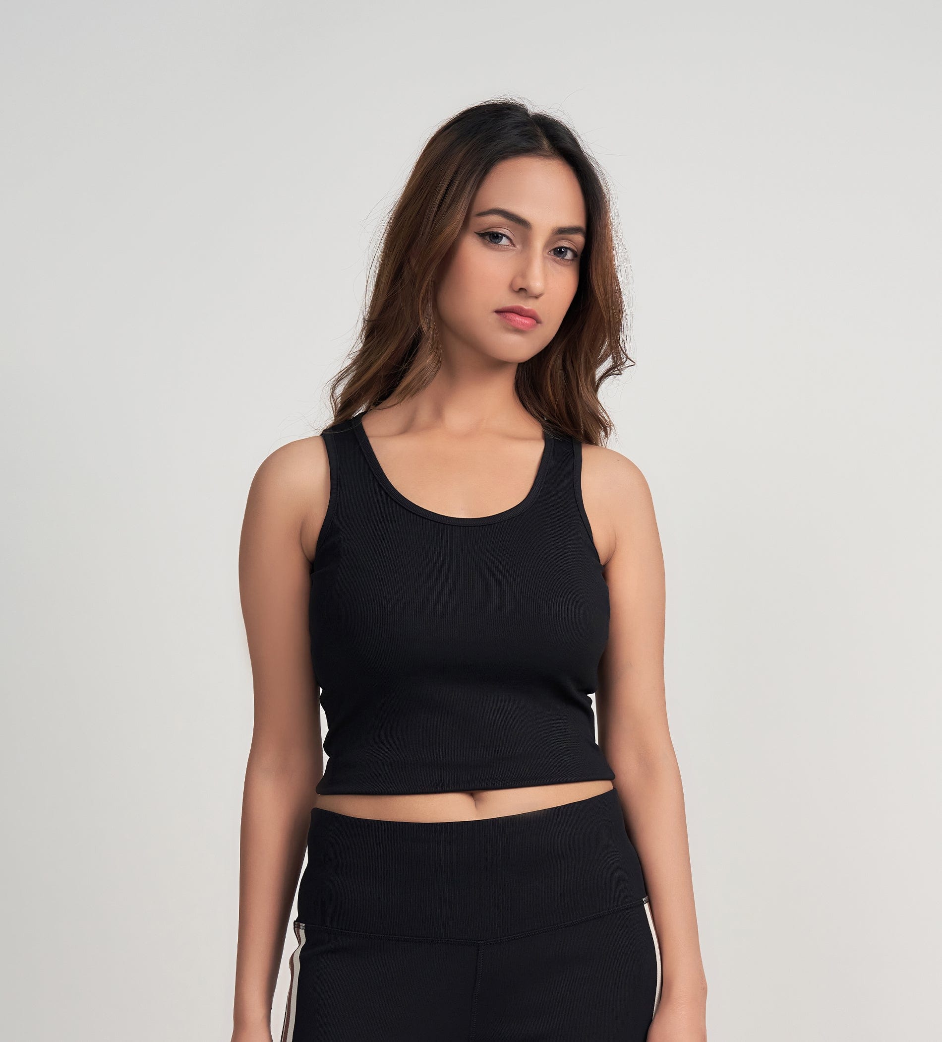 Tanks & Tops Crop Top Sporty & Chic Black Tank