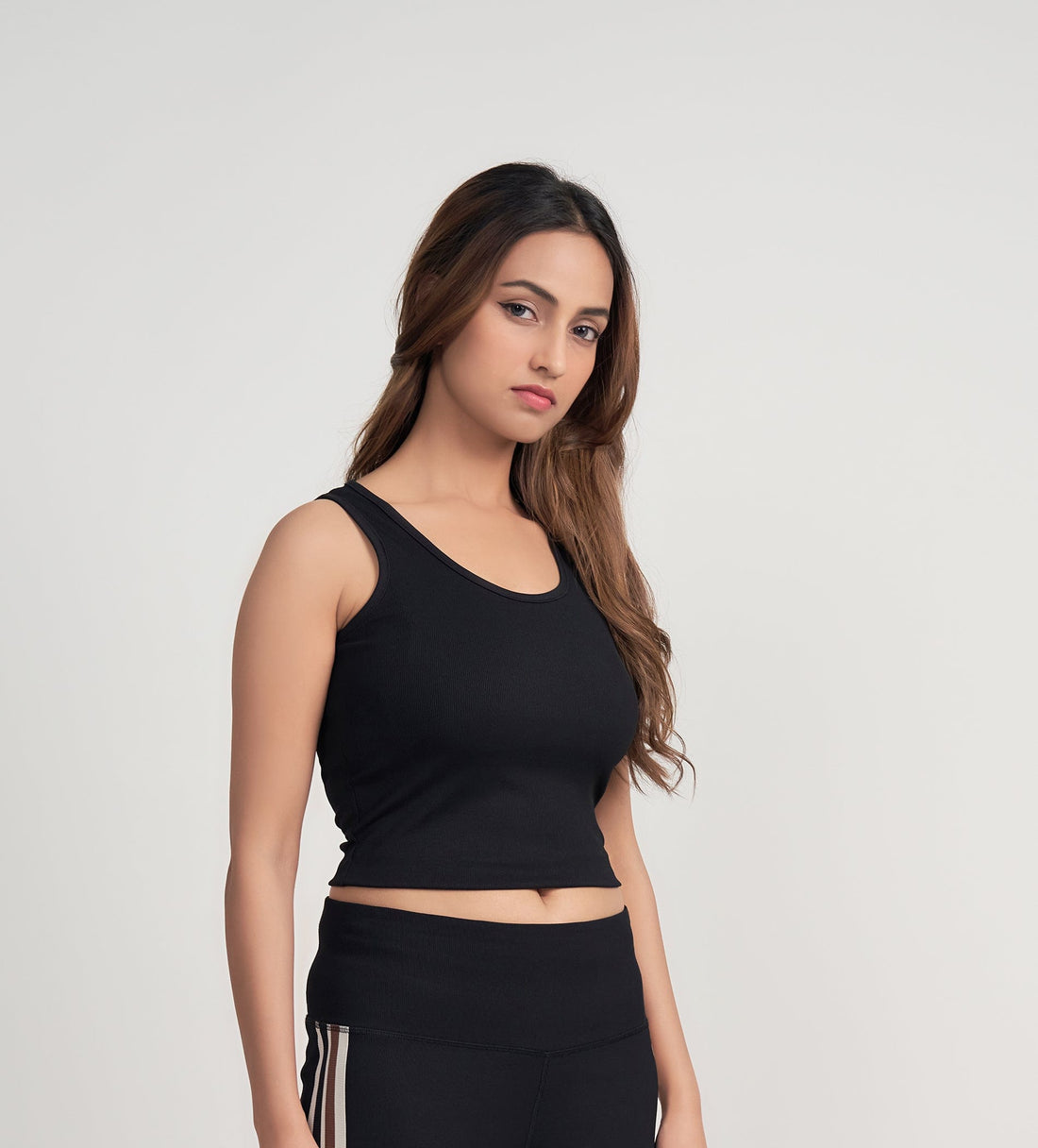 Tanks & Tops Crop Top Sporty & Chic Black Tank