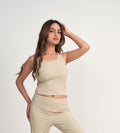 Tanks & Tops Crop Top Sporty & Chic cream Tank