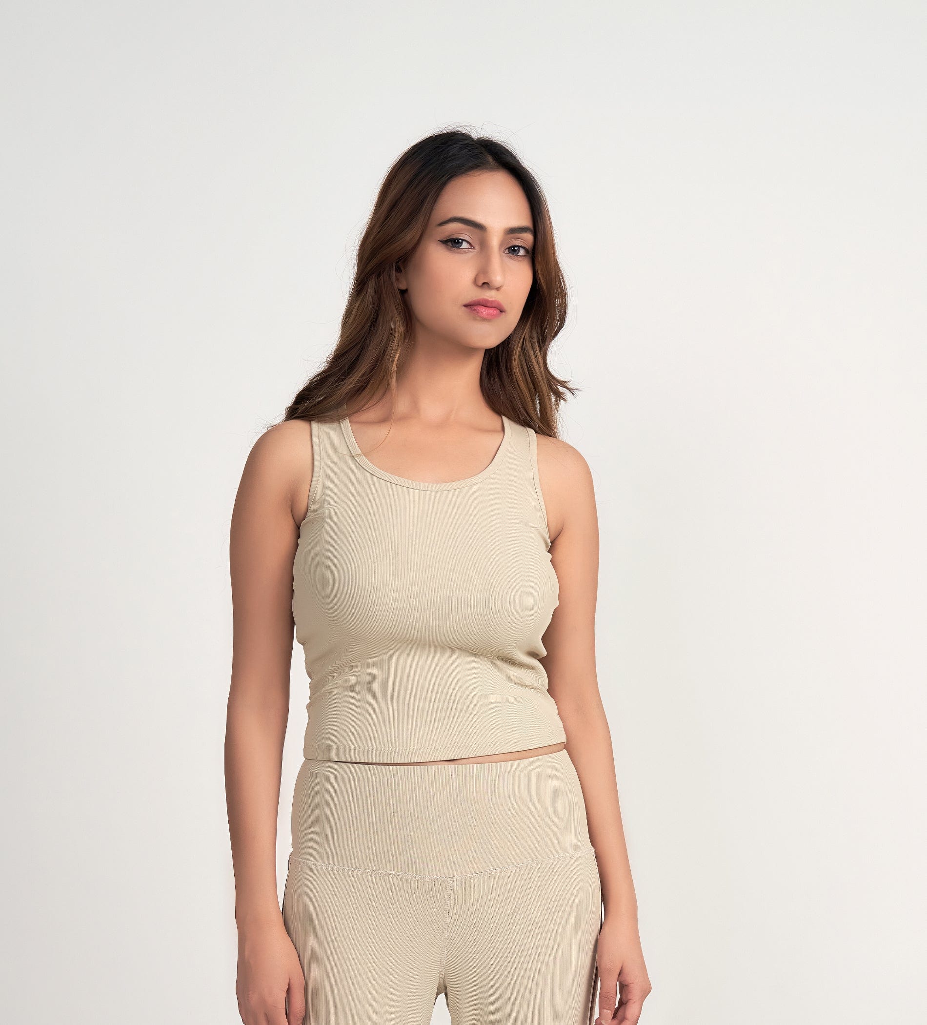 Tanks & Tops Crop Top Sporty & Chic cream Tank