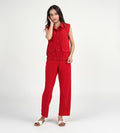 Tanks & Tops Polo T-Shirt Sculpted Elegance Knit Top