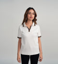 Tanks & Tops Polo T-Shirt Tape Accent Off White T-shirt