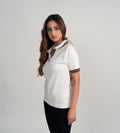 Tanks & Tops Polo T-Shirt Tape Accent Off White T-shirt
