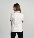 Tanks & Tops Polo T-Shirt Tape Accent Off White T-shirt