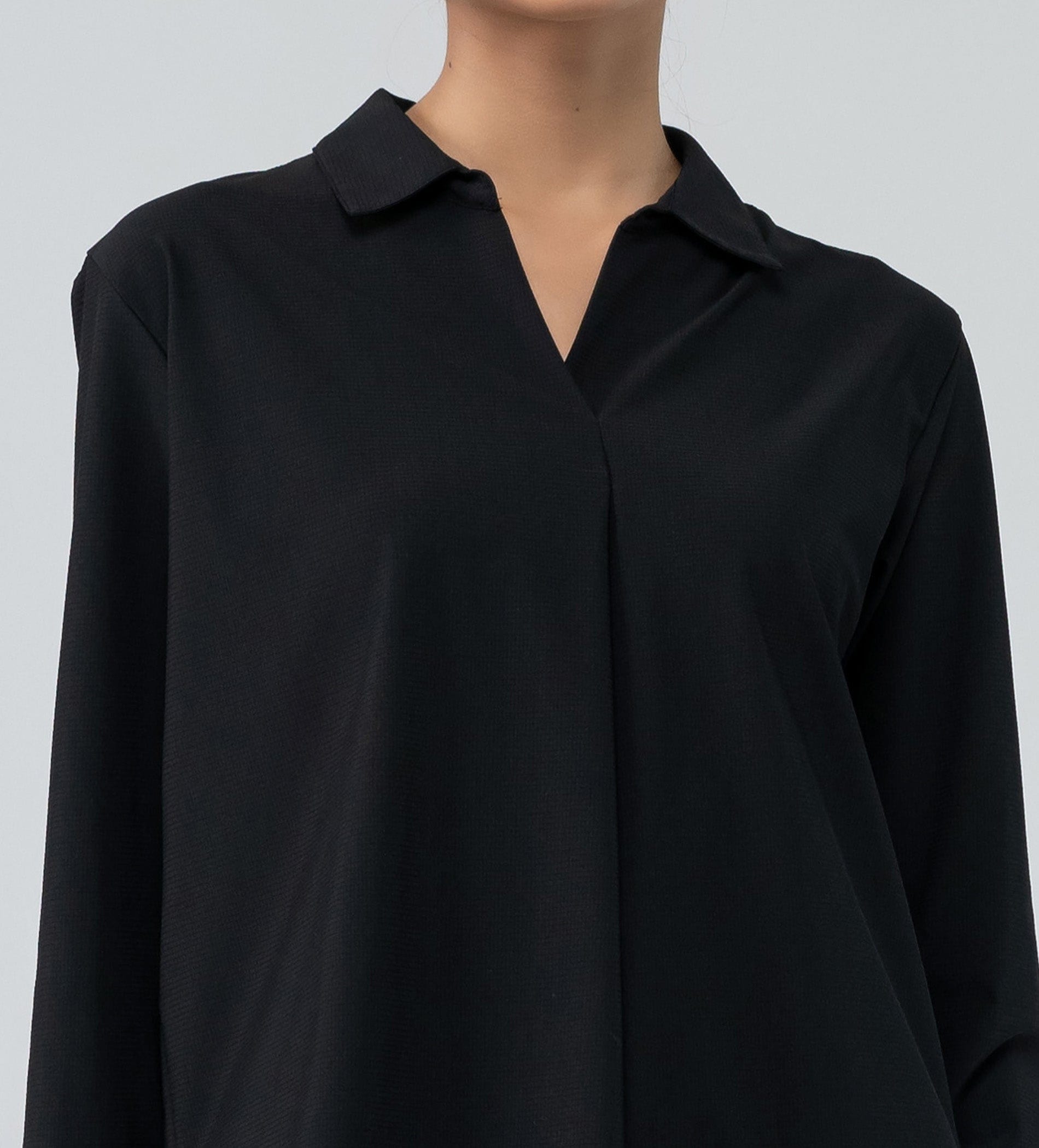 Tanks & Tops POLO TOP Sophisticated black Polo top