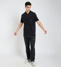 Track Pants Drawstring Trackpants Charcoal Washed Trackpants For Men