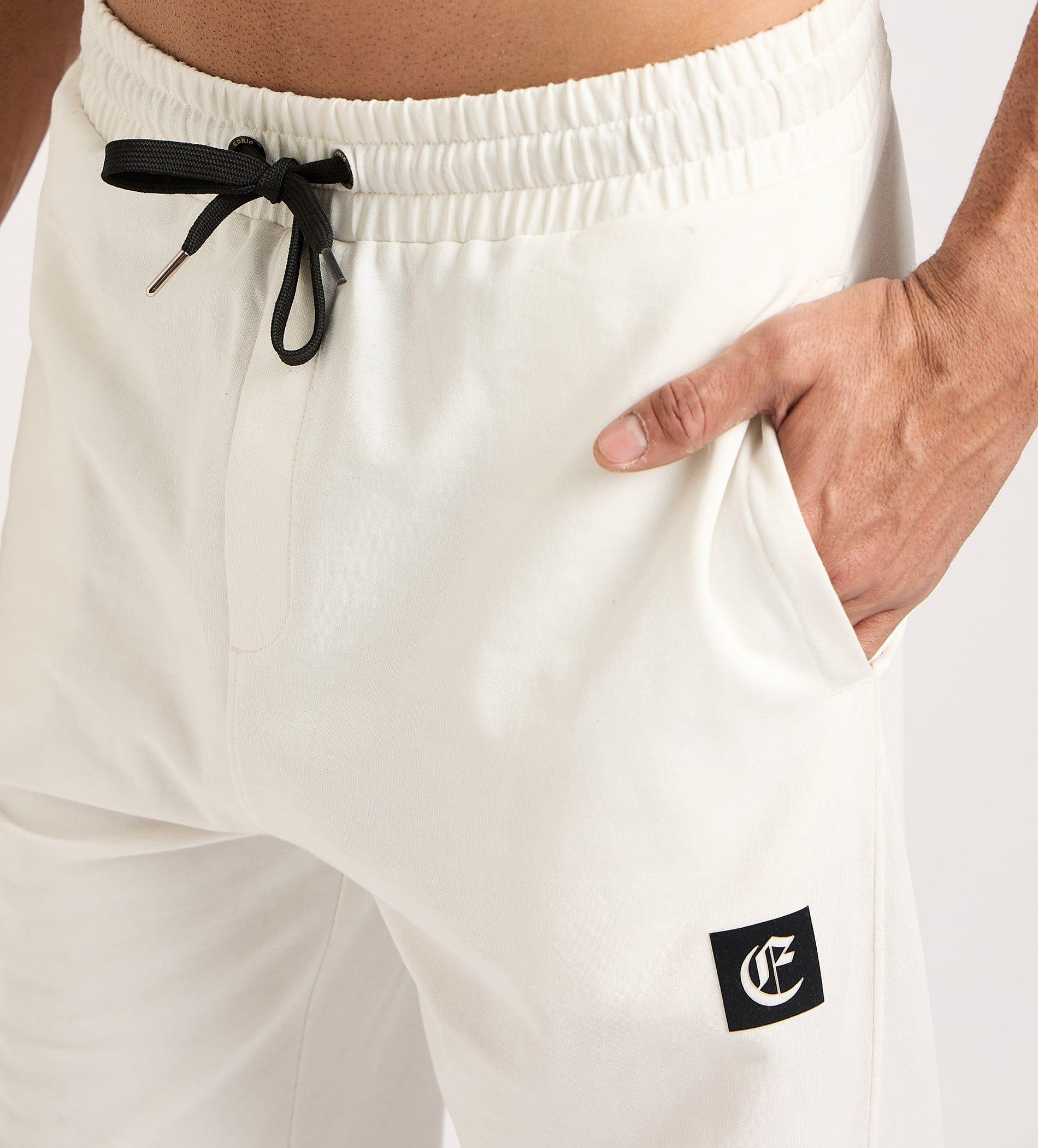 Track Pants Drawstring Trackpants Off white Wide Leg Trackpants For Men
