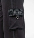 Trackpants Cargos Twill patch wide leg black Trackpants
