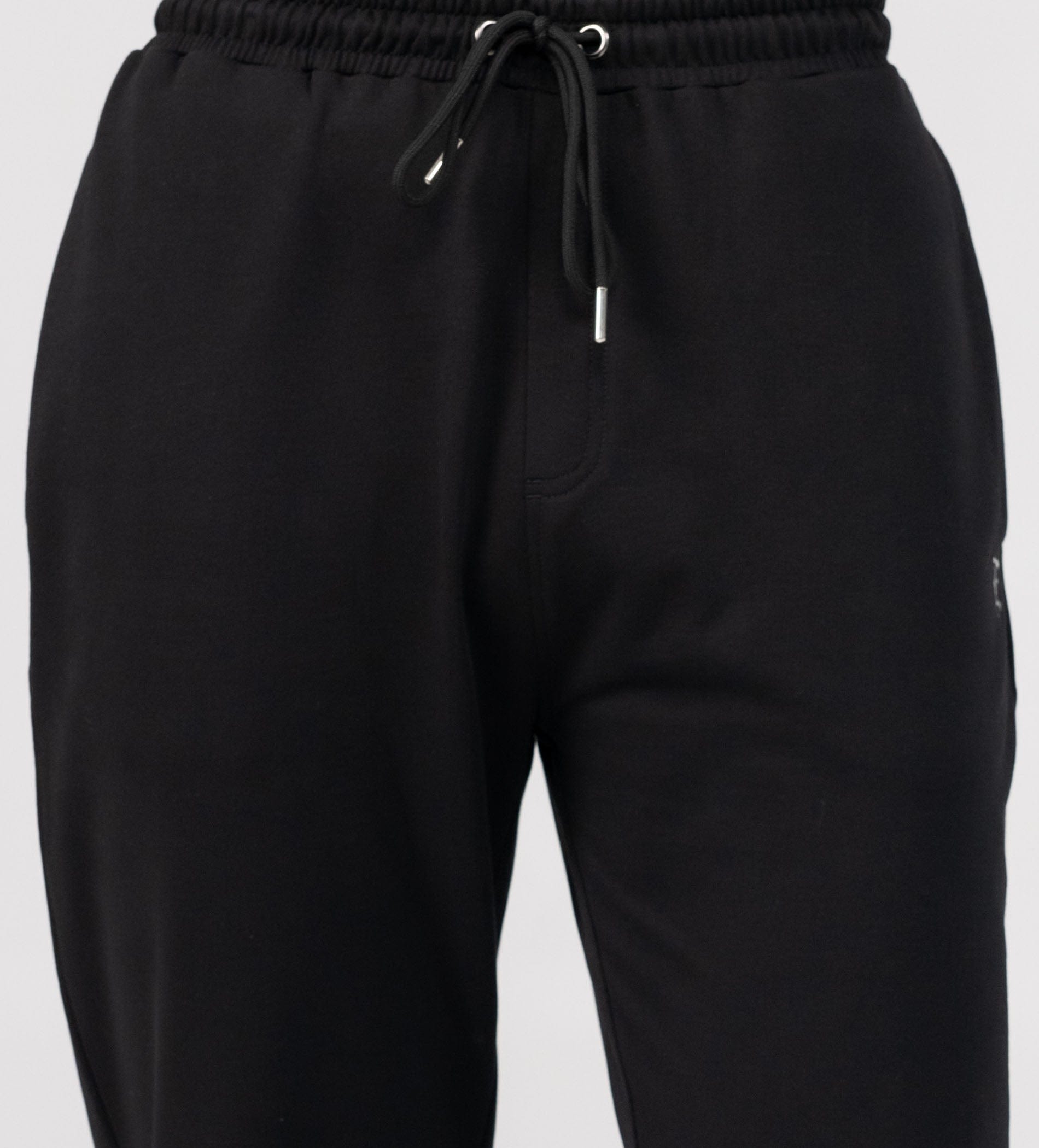 Trackpants Drawstring Trackpants Classic Black Wide Leg Trackpants For Men